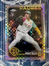 2024 Topps Chrome Update Yuki Matsui USC187 RC Xfractor | San Diego Padres