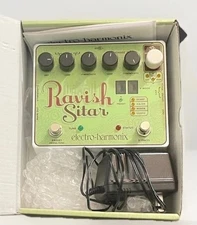 Ravish Sitar Electric Guitar Effects Pedal Electro-Harmonix, Pre-owned