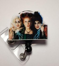 HOCUS POCUS DISNEY Badge Reel, Nurse, Teacher, Nurse, ID Badge holder, WITCH