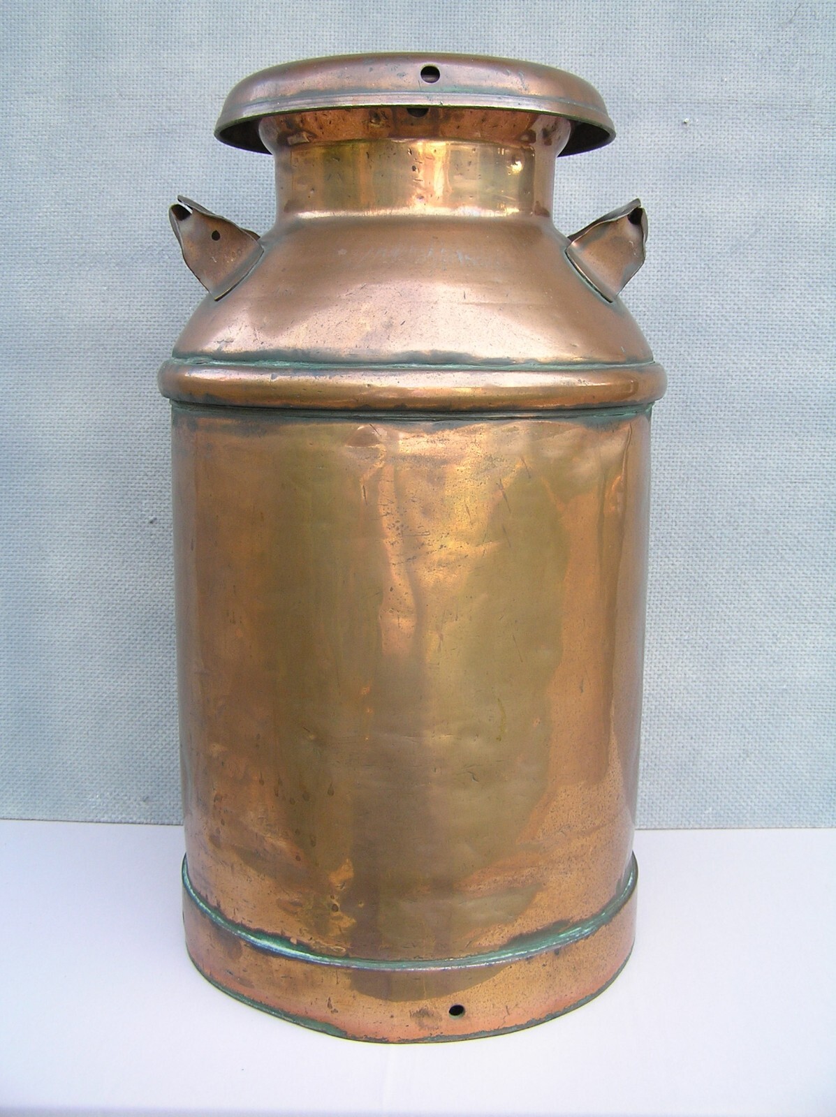 Antique Copper Plated Milk Can eBay
