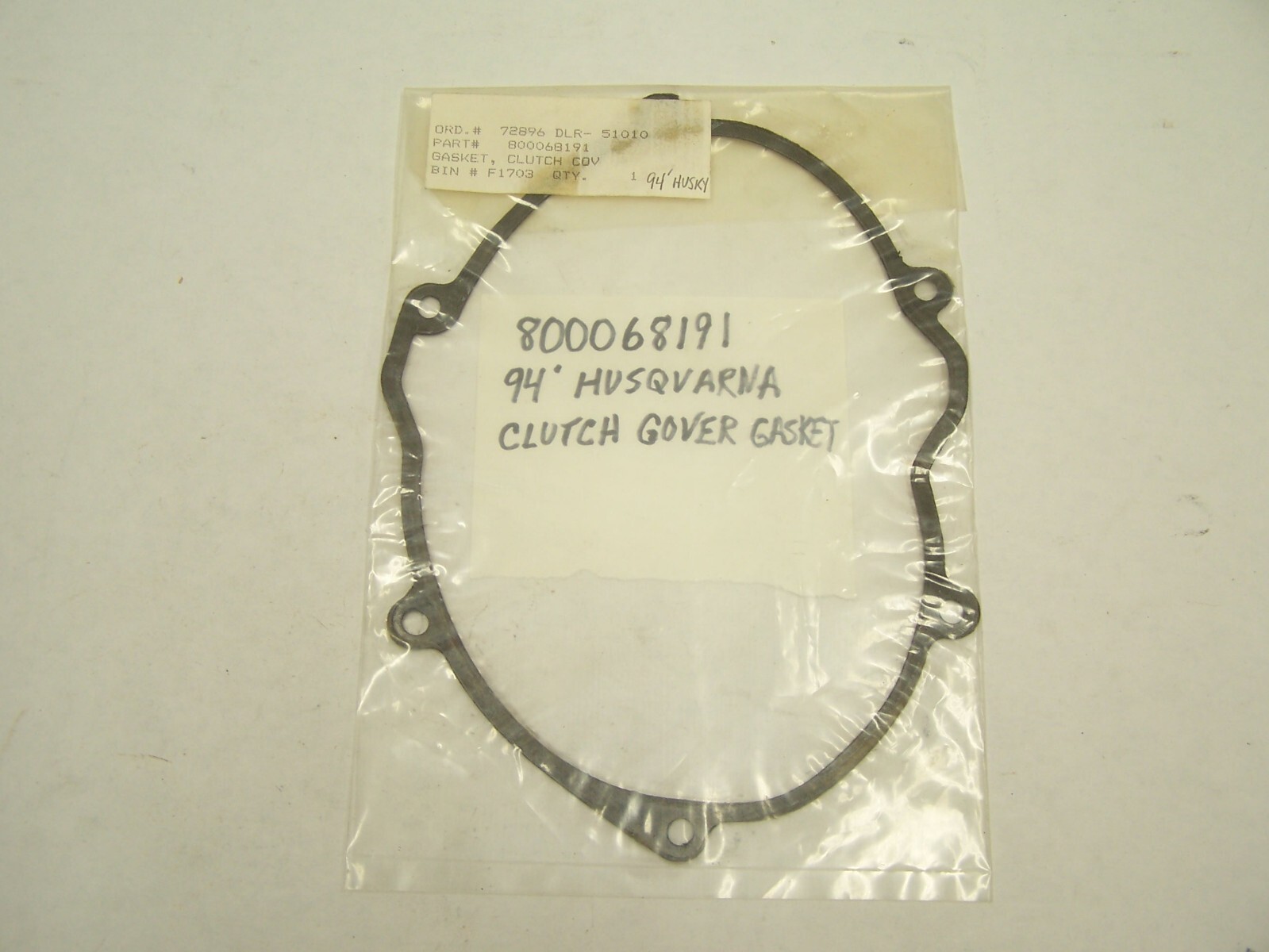 1990s HUSQVARNA CLUTCH COVER GASKET #800068191 VINTAGE ENDURO MX 