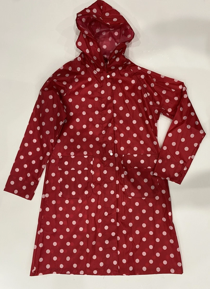 Women's polka dot rain deals jackets