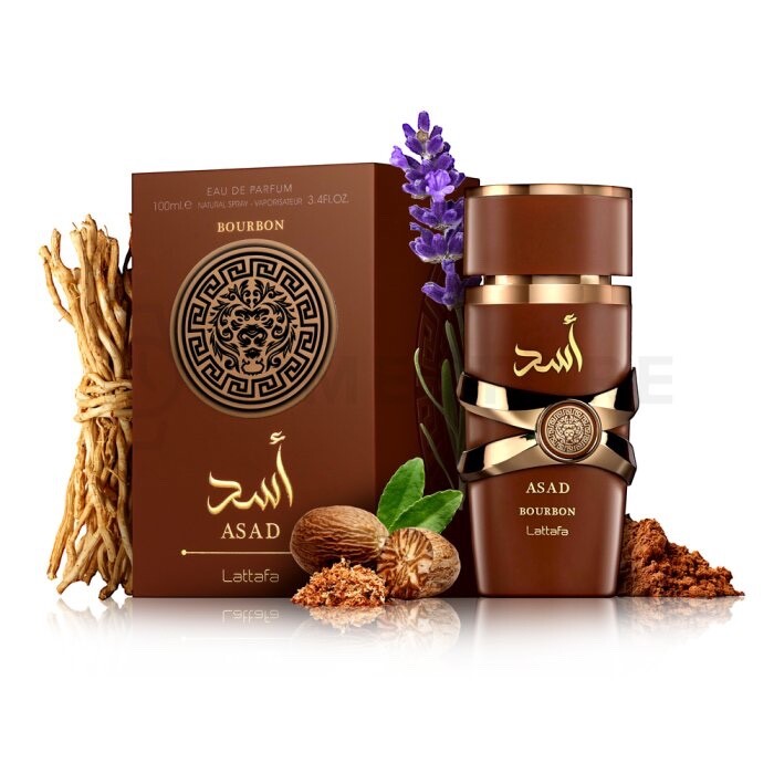 Latta Asad Bourbon 3.4 oz Spray for Men Eau de Parfum NEW SEALED BOX