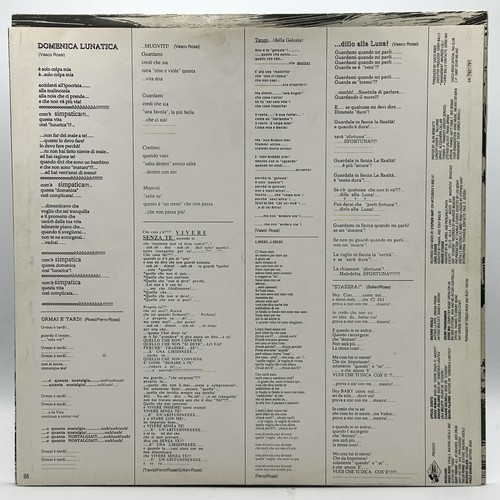 VASCO ROSSI - LIBERI... LIBERI (33 RPM - ITALY - FIRST PRESSING) - Foto 3 di 6