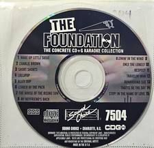SC7504   FOUNDATION 1 SOUND CHOICE KARAOKE CDG lot k
