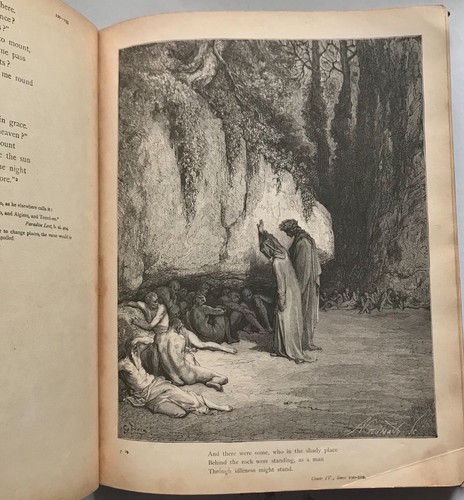 Dantes Fegefeuer & Paradies - Gustave Dore Gravuren - Ausgabe 1800er - SELTEN - Bild 8 von 9