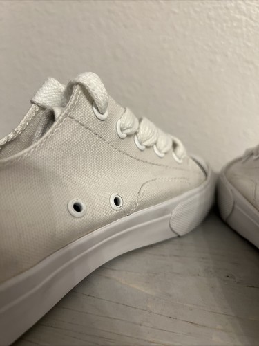 PRO-KEDS SIZE YOUTH 2.5 UNISEX WHITE SNEAKERS (NEW WITHOUT TAGS) - Picture 7 of 12