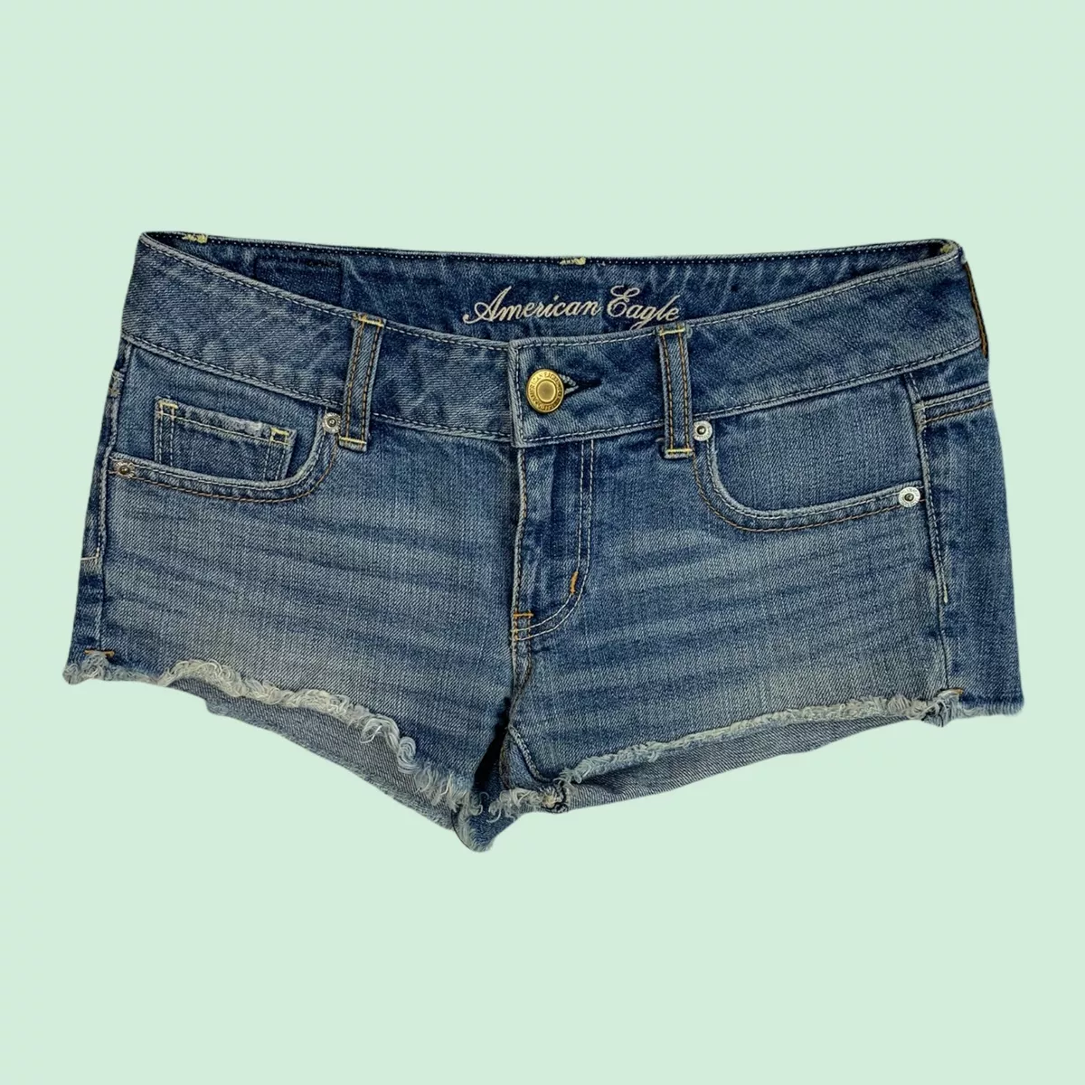 American eagle best sale jean shorts womens