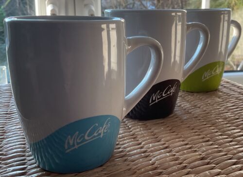 3 McCafe McDonalds Kaffeetassen von 2012 braun, blau, grün, gebraucht , McCafé - Bild 2 von 5