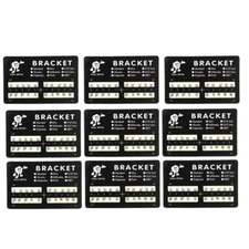 10 Packs Dental Ortho Metal Brackets Braces MIni Roth Slot.022 345 Hooks