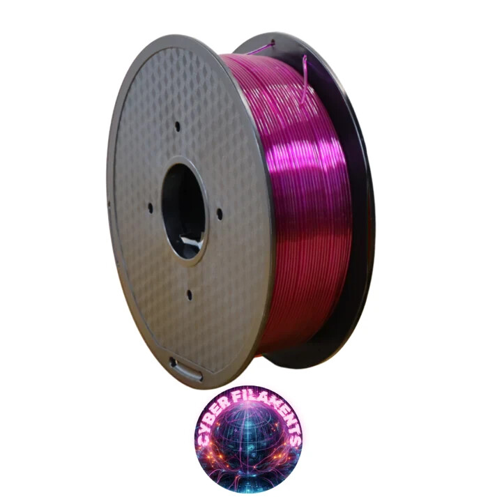 Cyber Filamente | 3x PETG + 1KG ROLLEN | Transparent Bundle - Bild 4