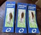 3 Vintage Felmlee Gold Blade Swiss Swing Trout Bass Spinner SW3G #3 NOS