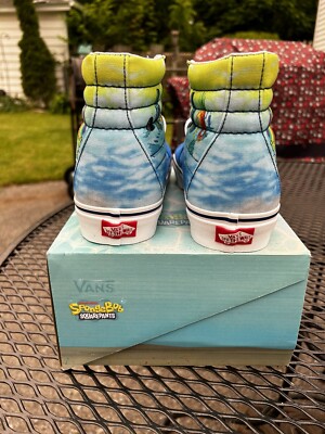 High Top VANS Sk8-Hi LX OG Spongebob 2018 - VN0003T0Q7Y Men's Size