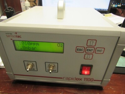 CAMBRIDGE SENSOTEC RAPIDOX 1100 MULTI GAS ANALIZER 100-240VAC 100VA S/N: 2106612