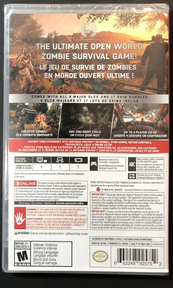  Dying Light Platinum Edition - Nintendo Switch