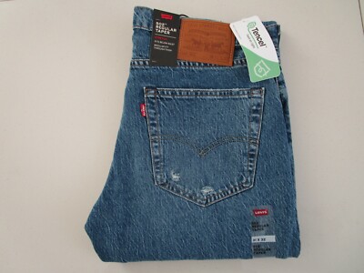 Men's Levi's Premium 502 Regular Tapered Distress Warp Stretch