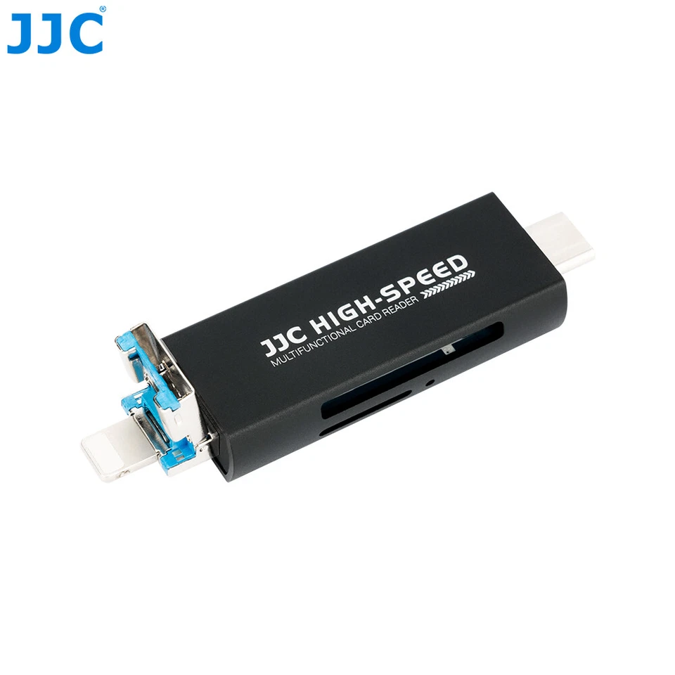 JJC CR-UCL1 BLACK Card Reader for USB and all phones for SD/ microSD cards - Bild 2 von 4