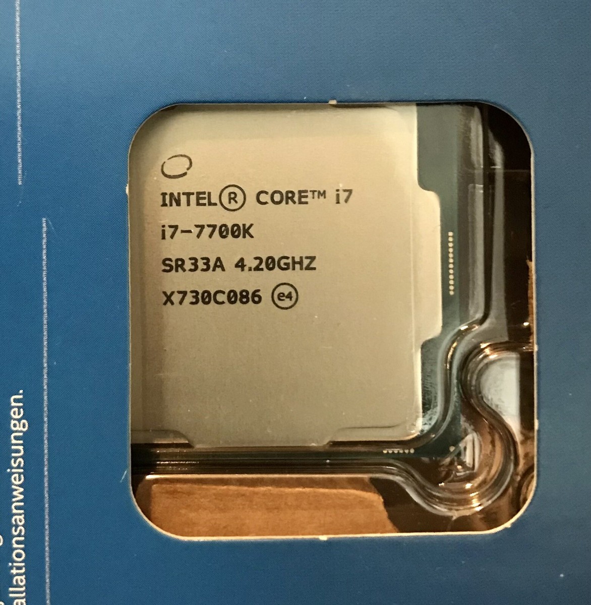 Intel i7-7700K, 4.2GHz LGA 1151, BX80677I7700K - Intel