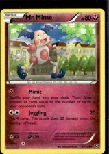 Pokemon Mr. Mime 67/124 Fates Collide Non Holo Rare 2 Card Lot LP