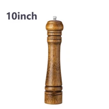 Kitchen Tools Cooking Pepper Grinder Hand Movement Oak Solid Wood Pepper Mill US