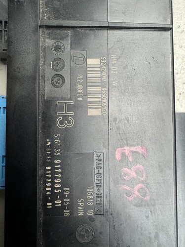 BMW 1 er E88 ECU Steuergerät Junctionbox 9177985