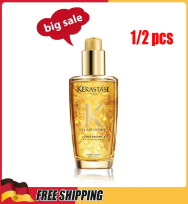 2025 Kerastase Elixir Ultime L' Huile Original Hair Oil 3.4 oz -DE Neu