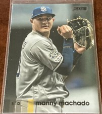 Manny Machado 2020 Topps Stadium Club Baseball BLACK FOIL SP #161 Padres