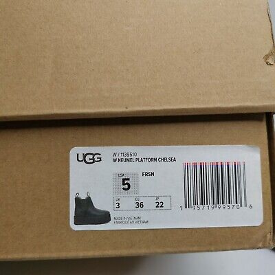 UGG Neumel Platform Boot Chelsea Size 5 Chunky Shoes New In UGG Neumel Platform Boot Chelsea Size 5 Chunky Shoes New In