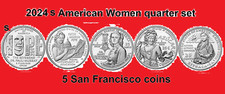 2024 American Women Quarter S 5 Coin Set UNC *ON HAND*