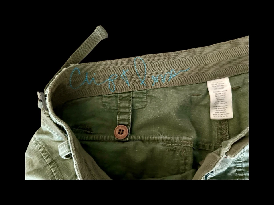 Pantalones Y2K Chip N Pepper Mujer Verde Militar Pierna Ancha Talla 32x30 Diseñador Años 90’s Foto 4 de 4