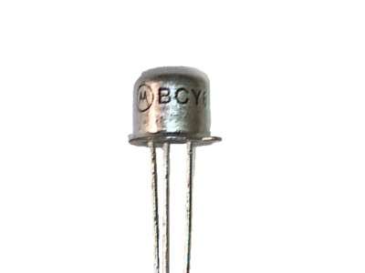   BCY66 Transistor NPN 45V 50mA 1W TO18 Motorola - Vintage 1986 RAR!