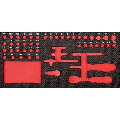 ProForm Einlage leer f. 1/4'' Werkzeug Satz