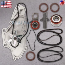 Timing Belt Kit w/ Water Pump Tensioner Bearing for Honda Crosstour 3.5L 2010-15