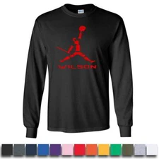 Wilson Deadpool Basketball Logo Graphic Long Sleeve Shirt