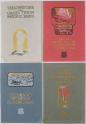 4 UNION PACIFIC SYSTEM 1932 Tour Books National Parks Pacific Northwest Alaska + - Picture 2 of 18