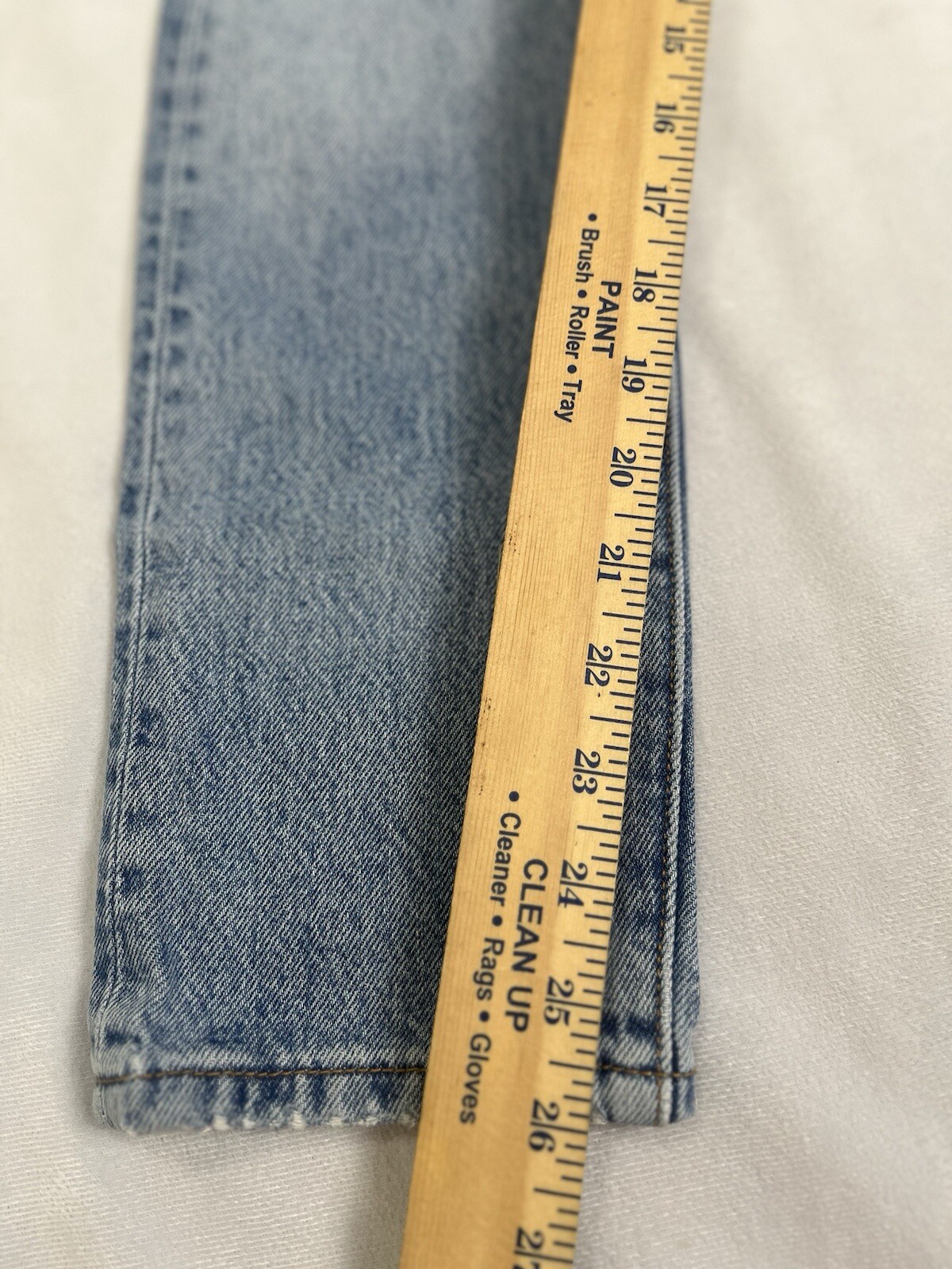 Levi 501 S Big E Irregular Button Fly Distressed … - image 9