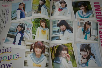 ANIME NOTE しなやか盛り ８ フジテレビ 非売品 ノート Voice Actor & Actress Animedia Sept 2018: Saint Aqours Snow