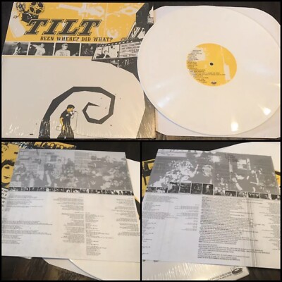 TILT Been Where Did What LP White Vinyl-Rancid NOFX Teen Idols Fifteen Snuff AFI