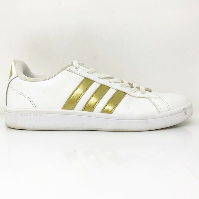 cloudfoam advantage white sneakers