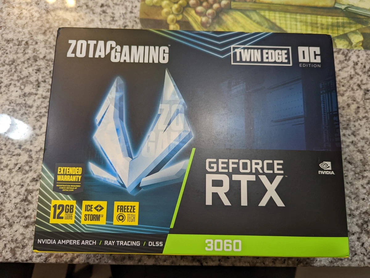 ZOTAC NVIDIA GeForce RTX 3060 12GB GDDR6 Computer Graphics Cards