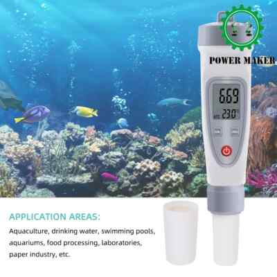 PH Meter LCD Digital Water Quality Monitor 0-14 PH Precision PH-220 Tester