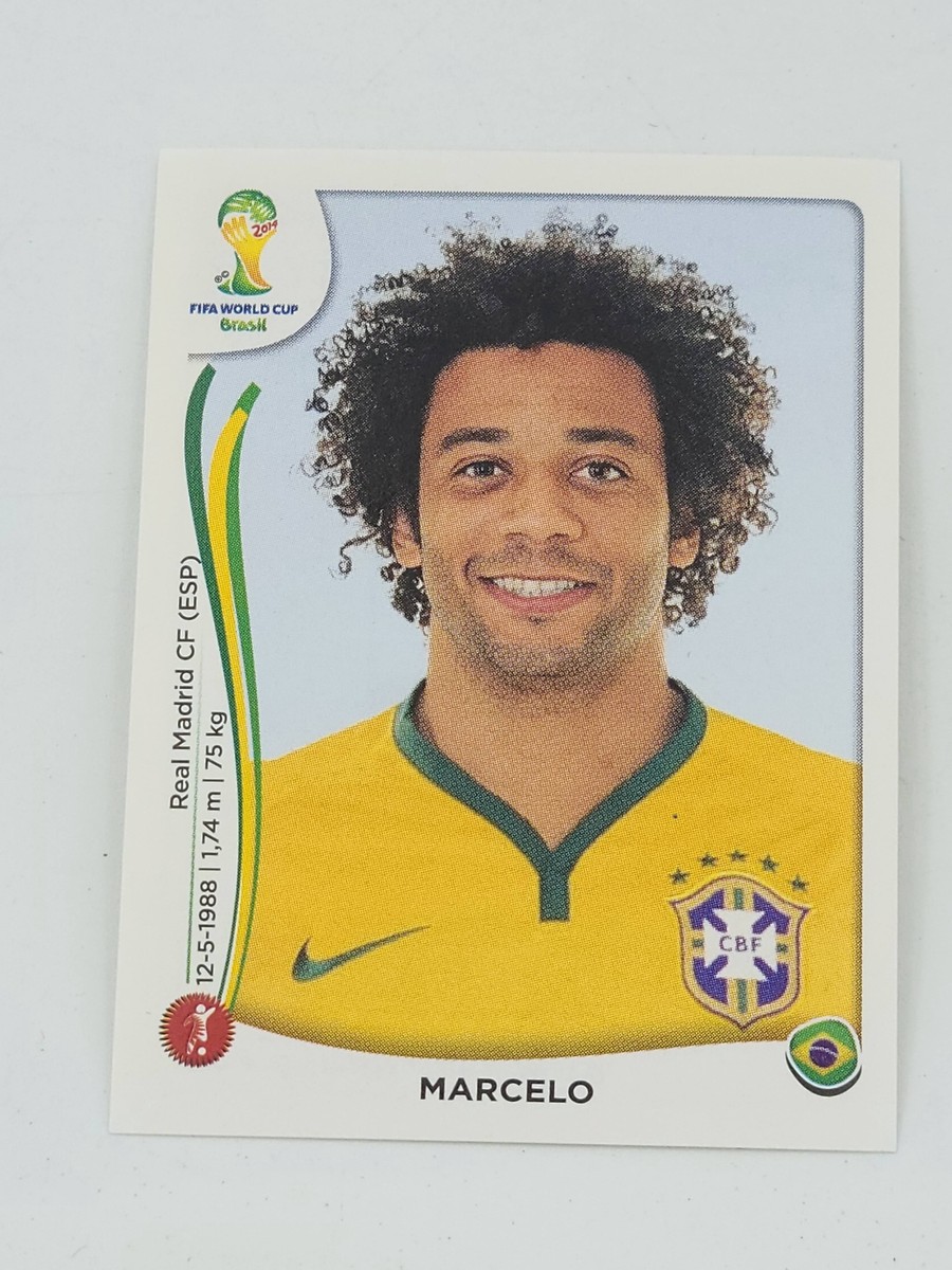 2014 Panini FIFA World Cup Brazil Stickers #38 Marcelo | eBay