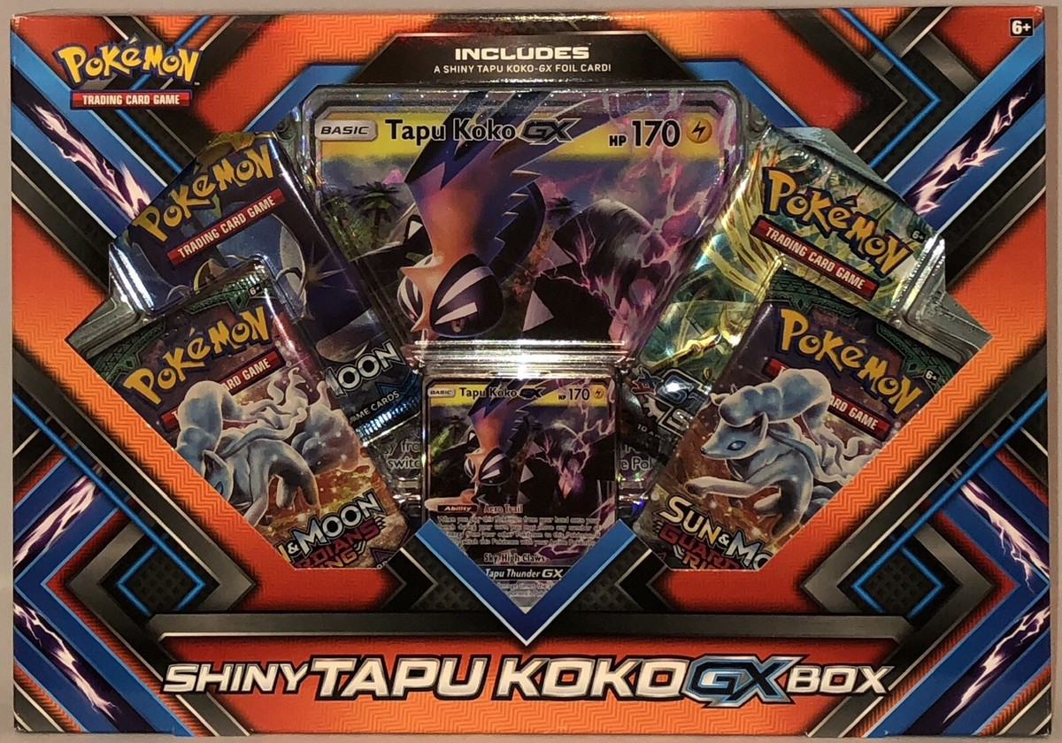 Pokémon TCG: Shiny Tapu Koko GX Box