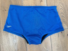 SPEEDO Men's Youth Size 26 Royal Sapphire Blue Swim Suit Racer Brief New