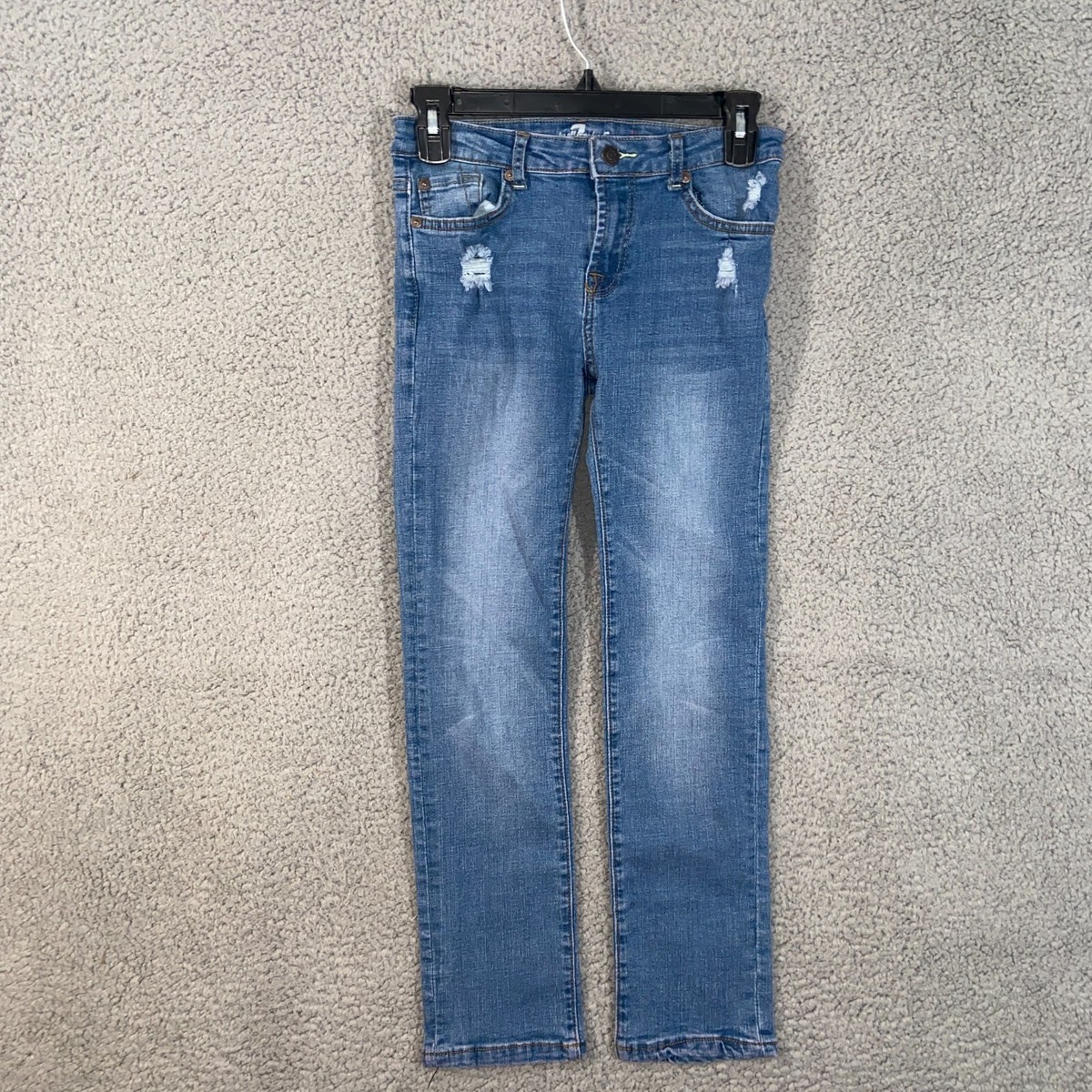 For All Mankind Jeans Womens 10 Blue Slimmy Medium Wash Low Rise