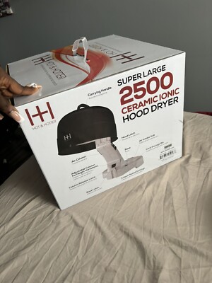 Hot & Hotter 2500 Ceramic Ionic Hood Dryer - Super Large