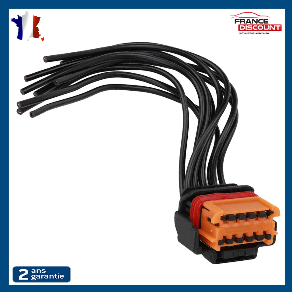 Connectique de Phare Avant pour RENAULT CLIO 5 Réparation Prise Faisceau fondu - Photo 1/4