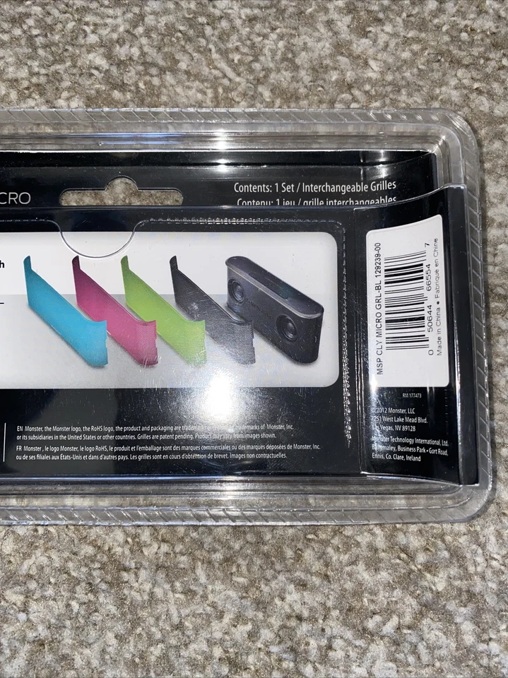 Altavoz Monster ClarityHD Micro Bluetooth Parrillas Intercambiables Azul 129239-0 Foto 4 de 4