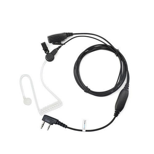 Covert Acoustic Tube 2 Pin Earpiece Headset With Hq Ptt Mic For Mitex Radio Ebay