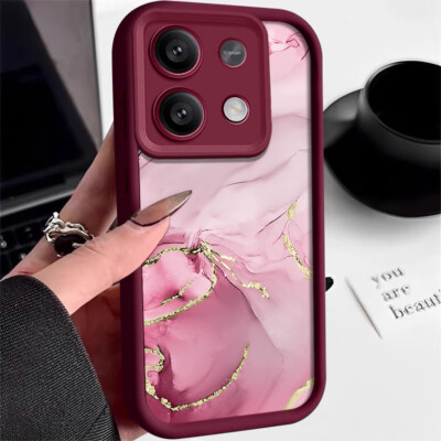Marmor Hülle für Xiaomi Redmi Note 14 13 12 11 Pro 14T 13T Weiche Silikon Case